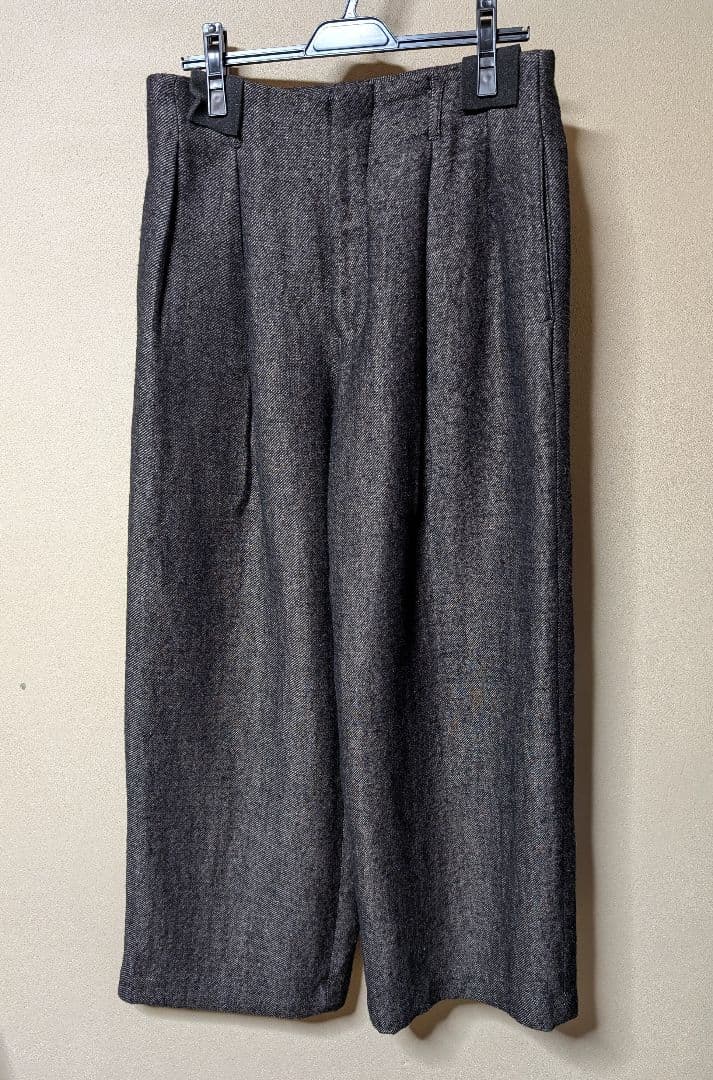 LIDNM Wool Linen Baggy Slacks 【Lサイズ】