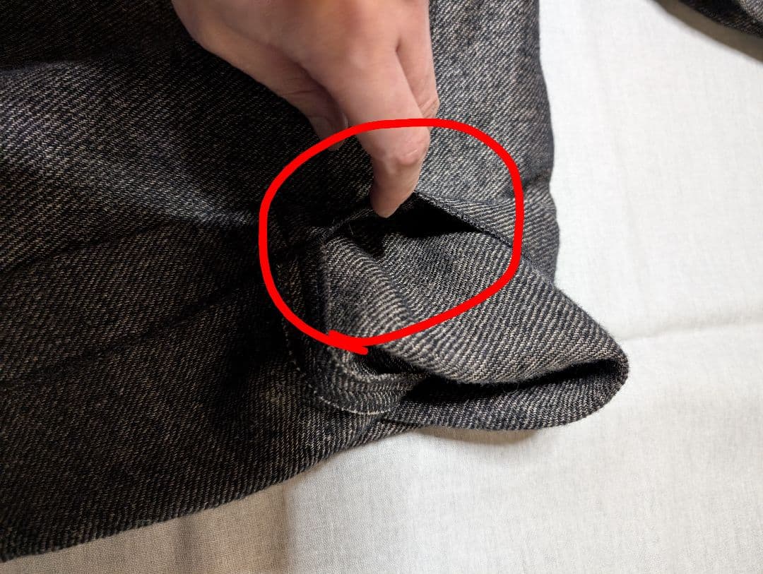 LIDNM Wool Linen Baggy Slacks 【Lサイズ】