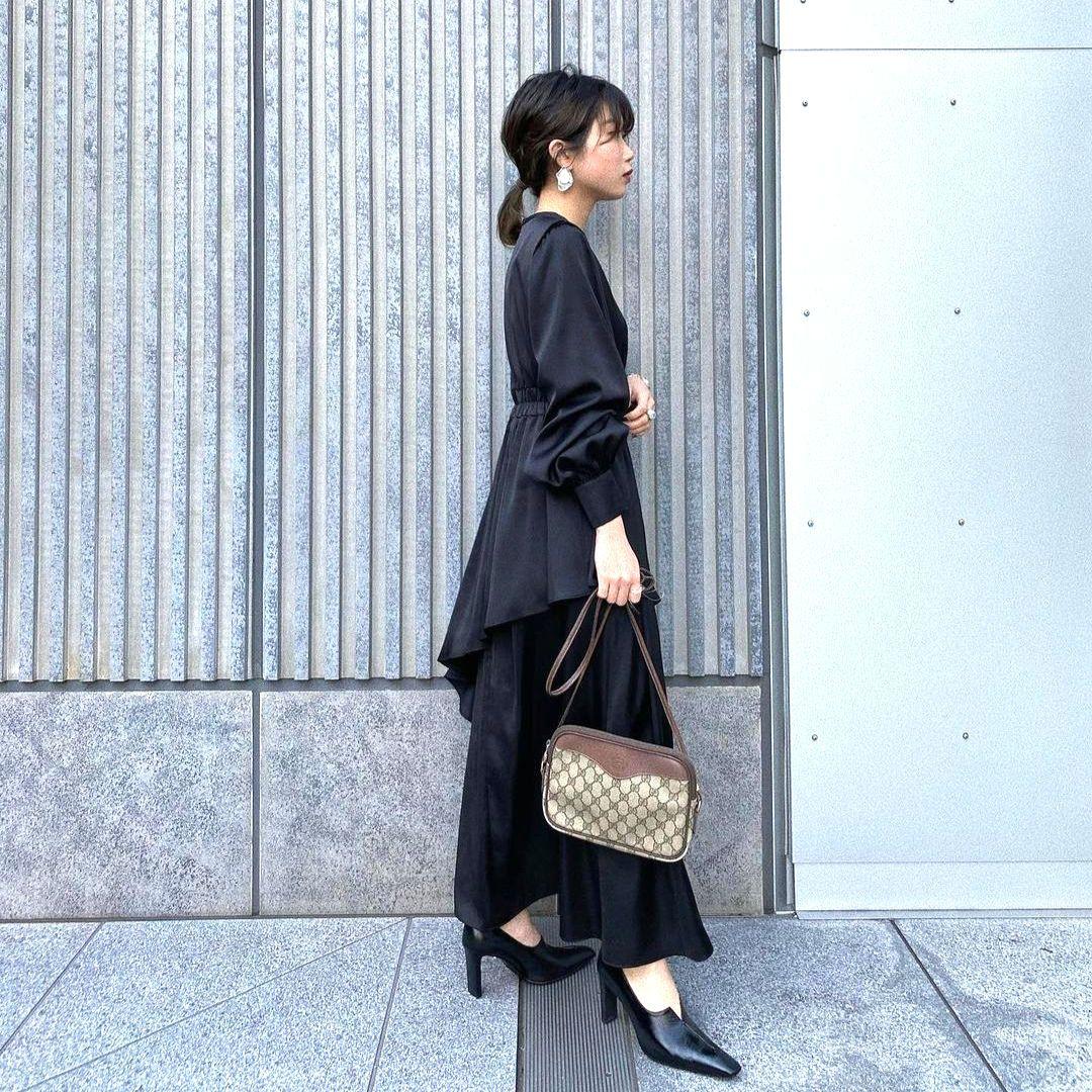 BULGE SHOULDER DRESS　アメリヴィンテージ