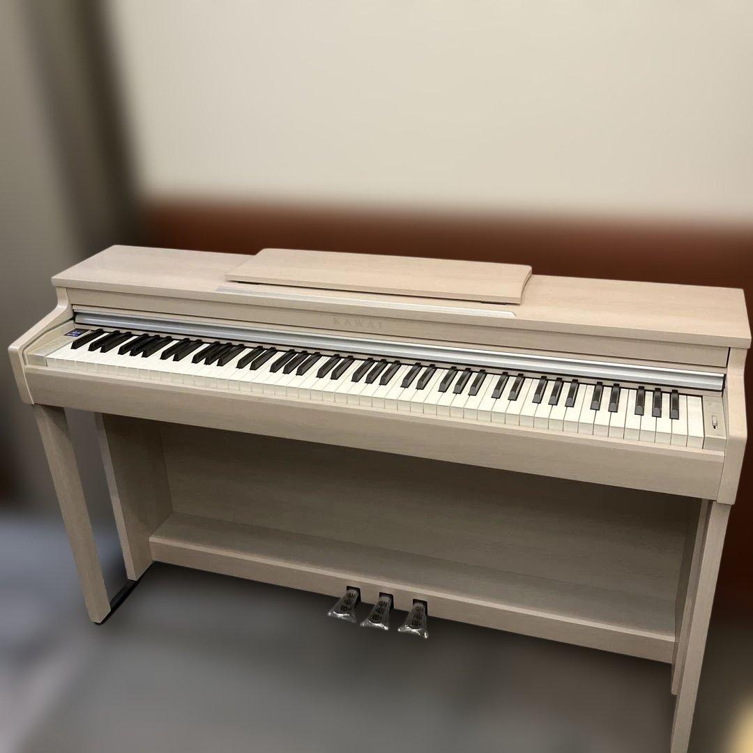美品　KAWAI　電子ピアノCN201A　2024年10月購入品　ホワイト