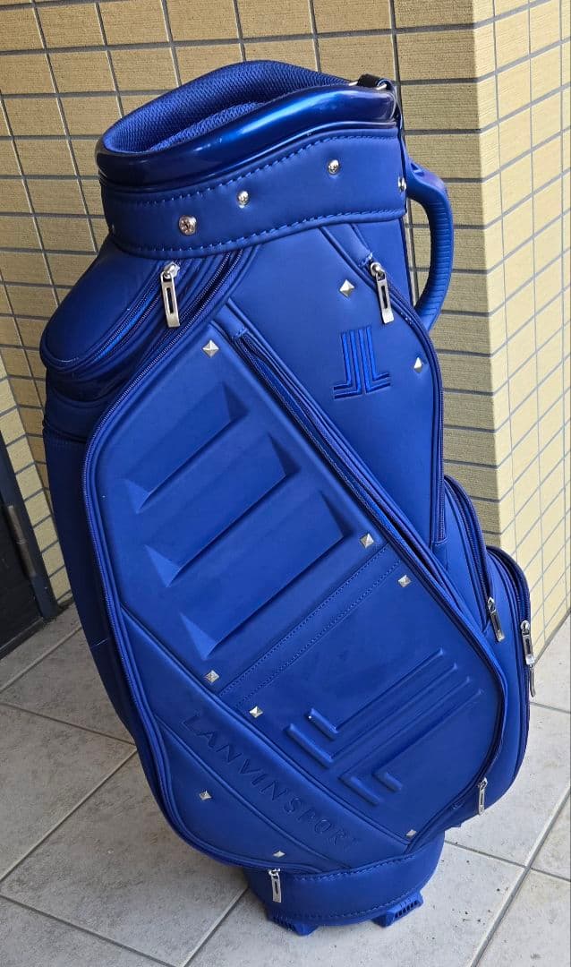 希少ロイヤルブルー キャディバッグ LANVIN SPORT ランバンスポール