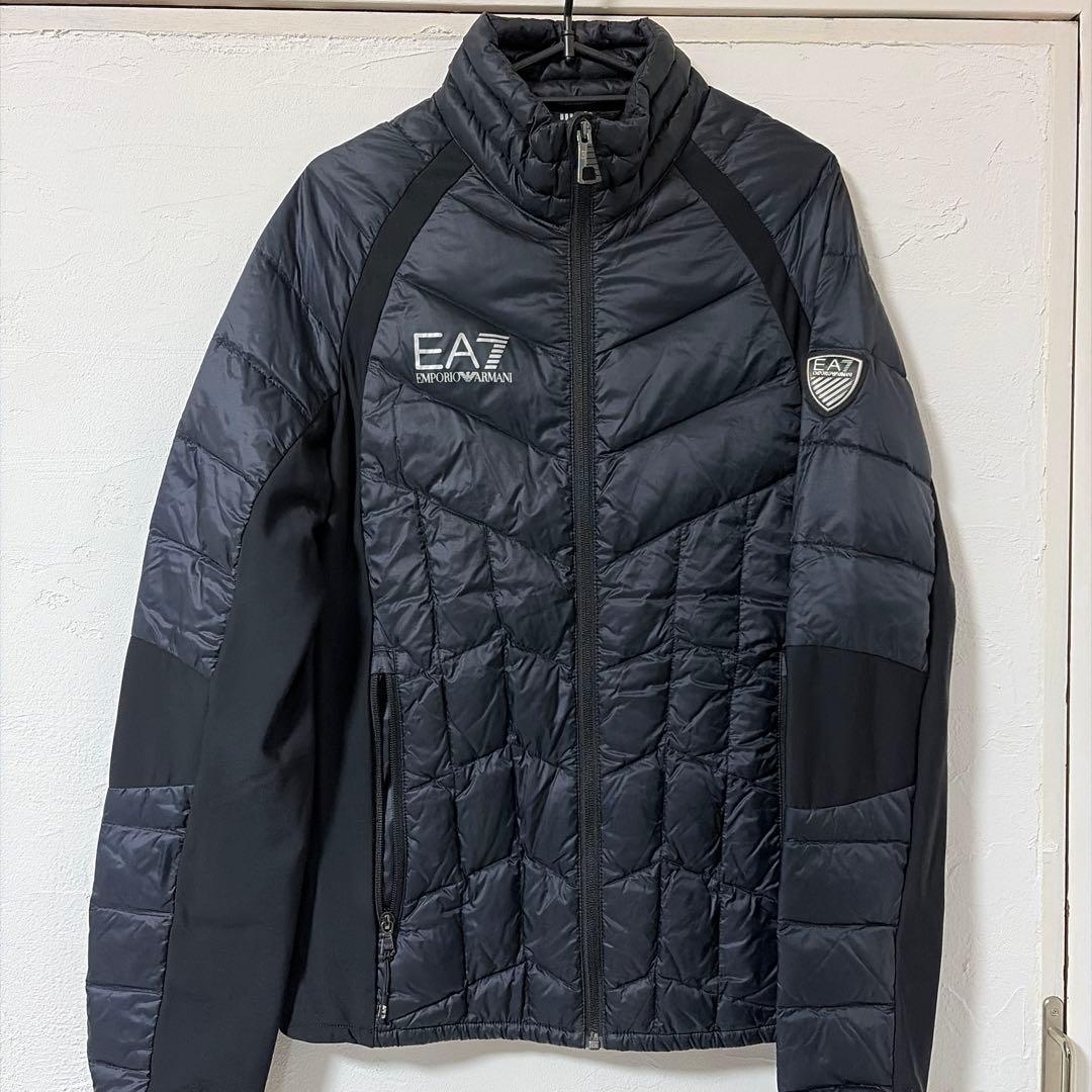 ‼️美品エンポリオ　アルマーニEA7 ‼️ブラック ダウンジャケット