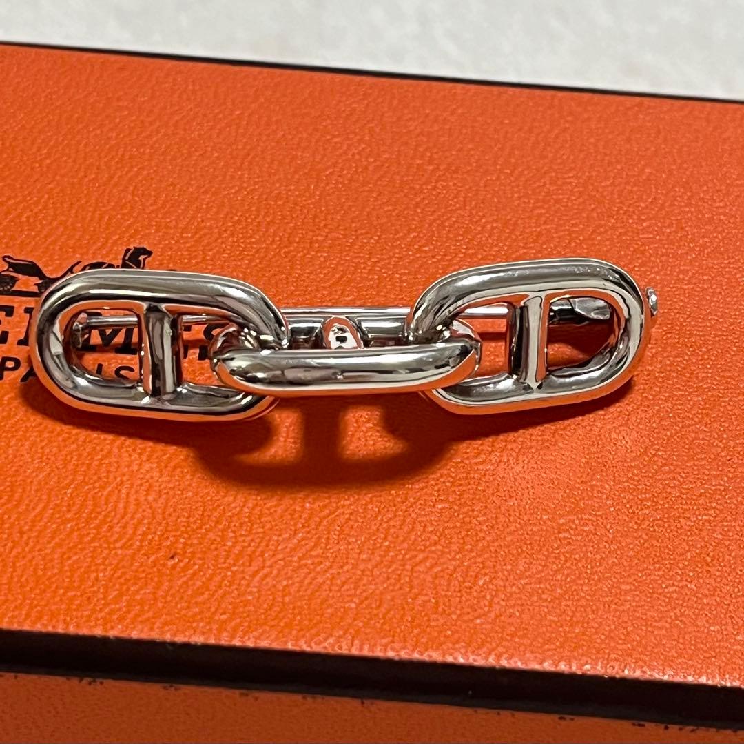 希少【HERMES】シェーヌダンクル ブローチ ヴィンテージ