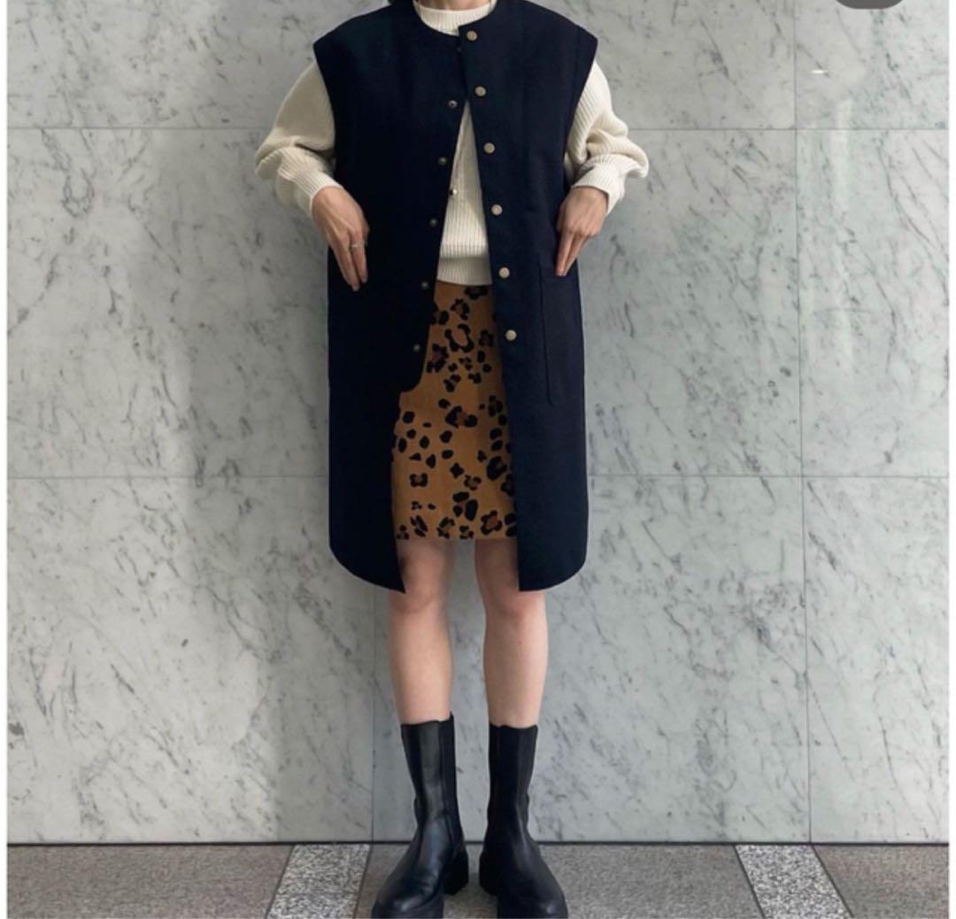 美品　BACCA ダブルクロスヘビーメルトンベスト36