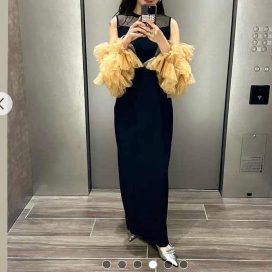 ANDRESD detached sleeve dress Lサイズ