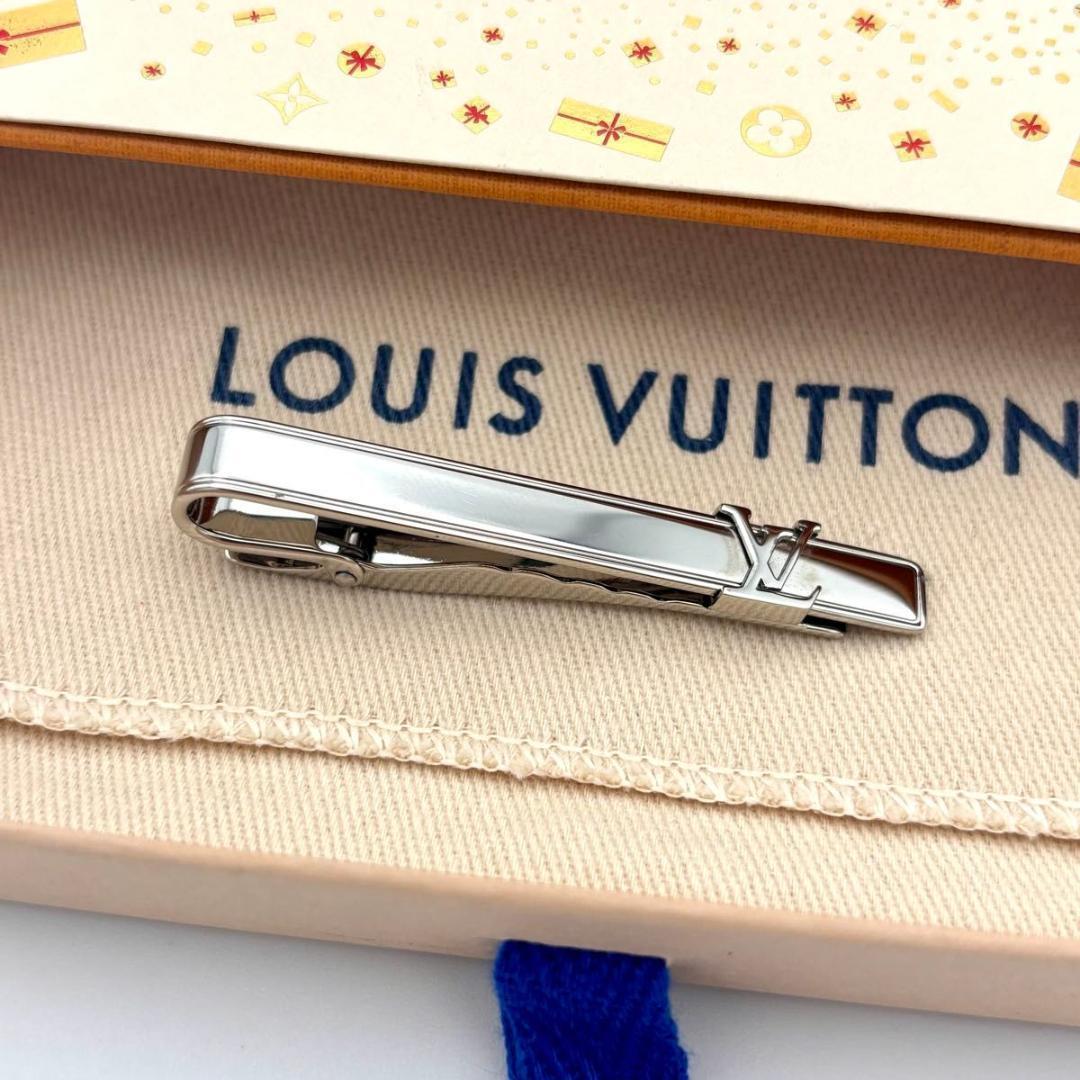 【箱付】ルイヴィトン ネクタイピン パンスクラヴァット LV ロゴ M61981
