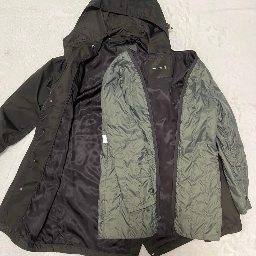 【極美品✨】マッキントッシュ　ダウンコート　ラクーンファーフード XL