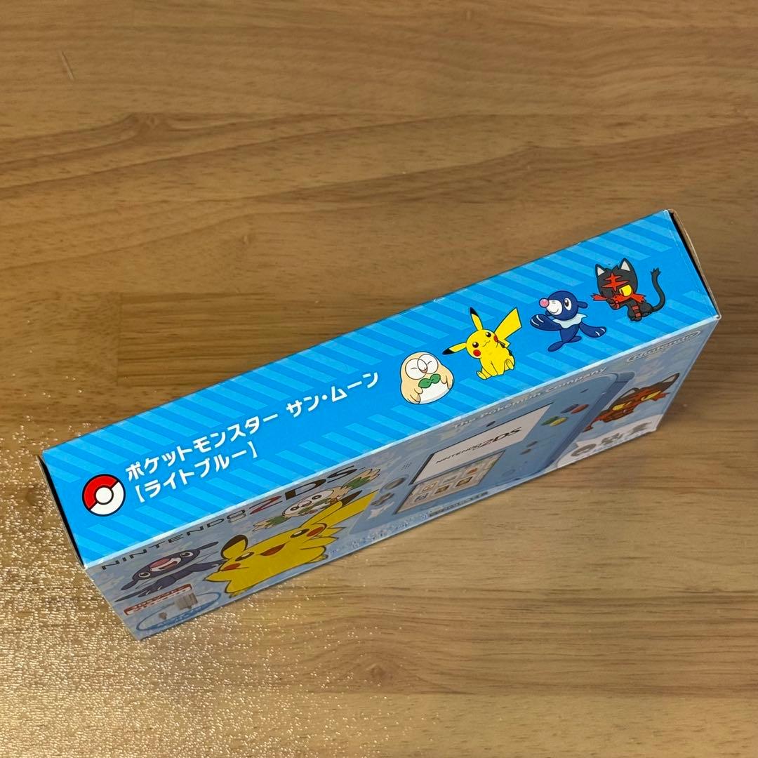6-113【ほぼ未使用】ニンテンドー2DS ポケットモンスター サン・ムーン