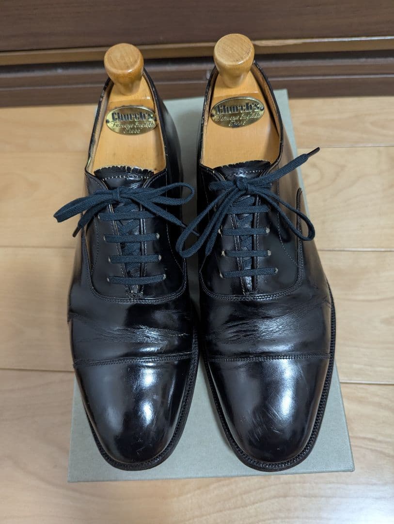 旧チャーチ ３都市 バルモラル（現コンサル）73ラスト 60E　シューツリー付き