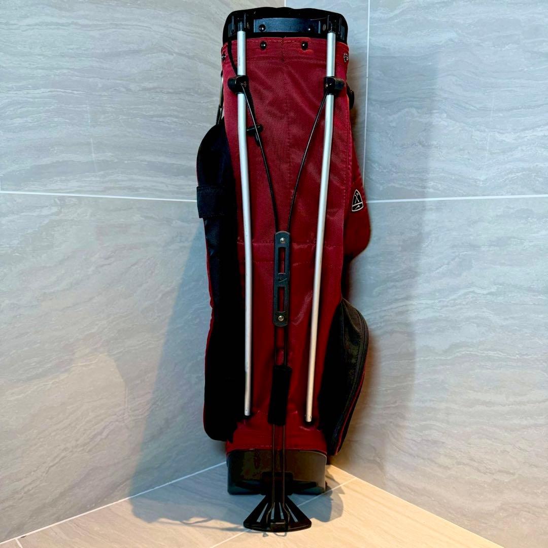 NIKE キャディバッグ　ワインレッド　軽量