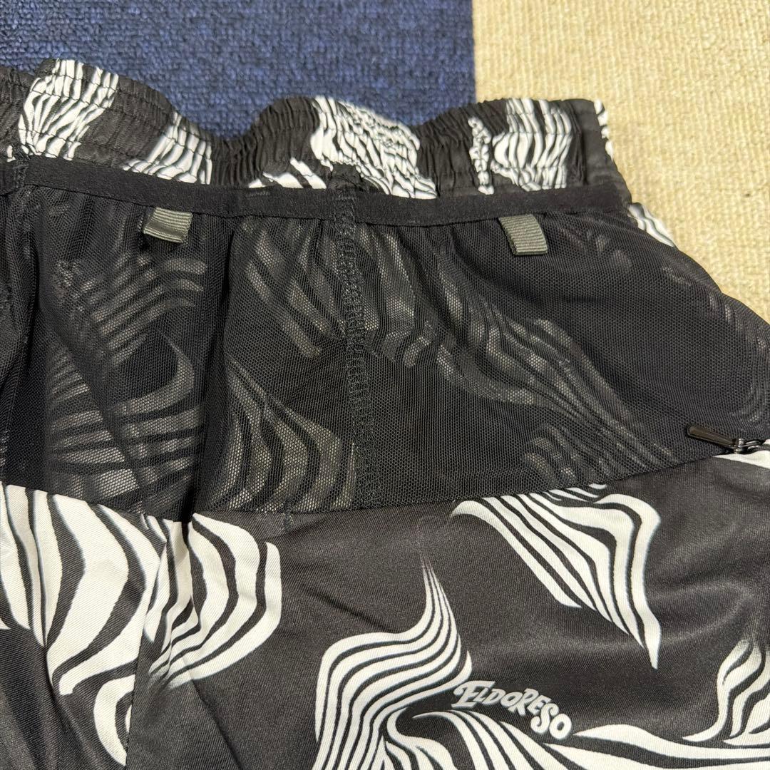 Eldoreso ストライプ柄ショートパンツ