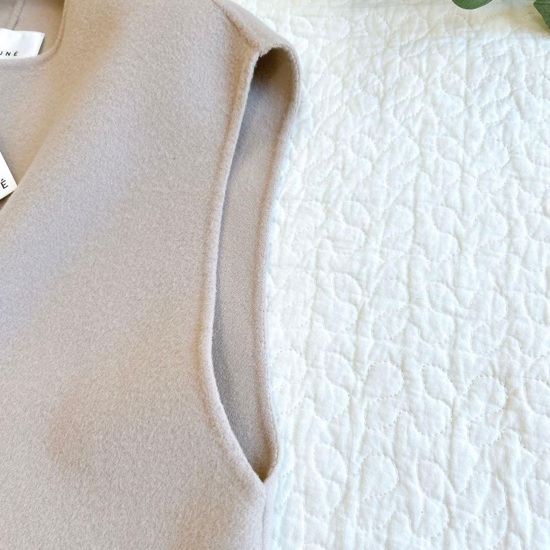 新品タグ付✨ 定価3.9万 CADUNE ウール リバー ベスト ジレ