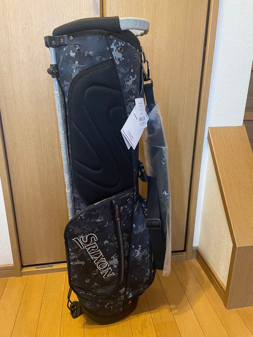 新品未使用 SRIXON スリクソンスタンド キャディバッグ迷彩 軽量カバー付き