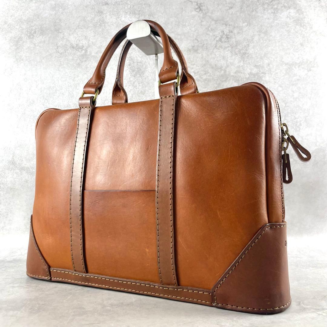 入手困難✨ Organ オルガン ハンドバッグ ビジネスバッグ レザー ブラウン