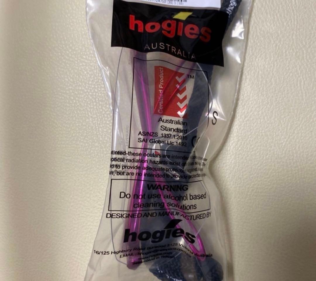 新品・未使用　ホギーズアイガード　ゴーグル　レッドピンク　Mサイズ