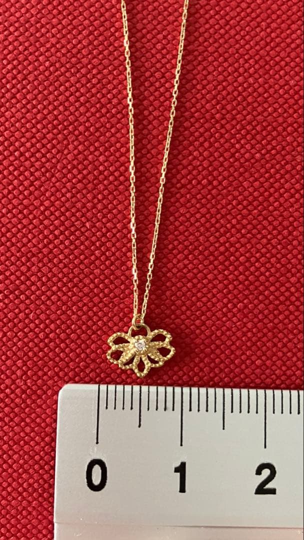 お*ん様 碌山　K10 ネックレス　刻印あり