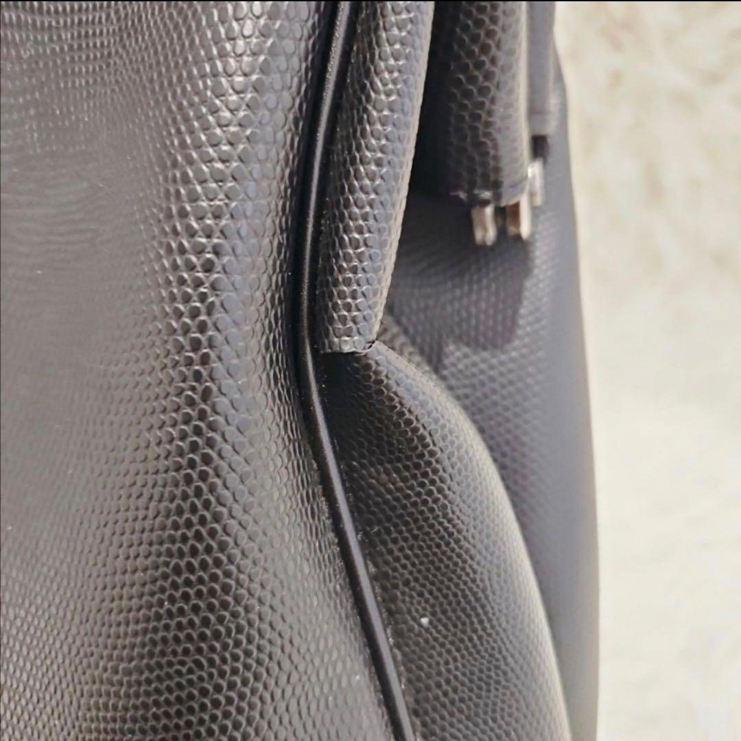 美品 YOUTA ヨータ 豊岡鞄 ダレスバックリュック 横型 2way 黒 鍵付