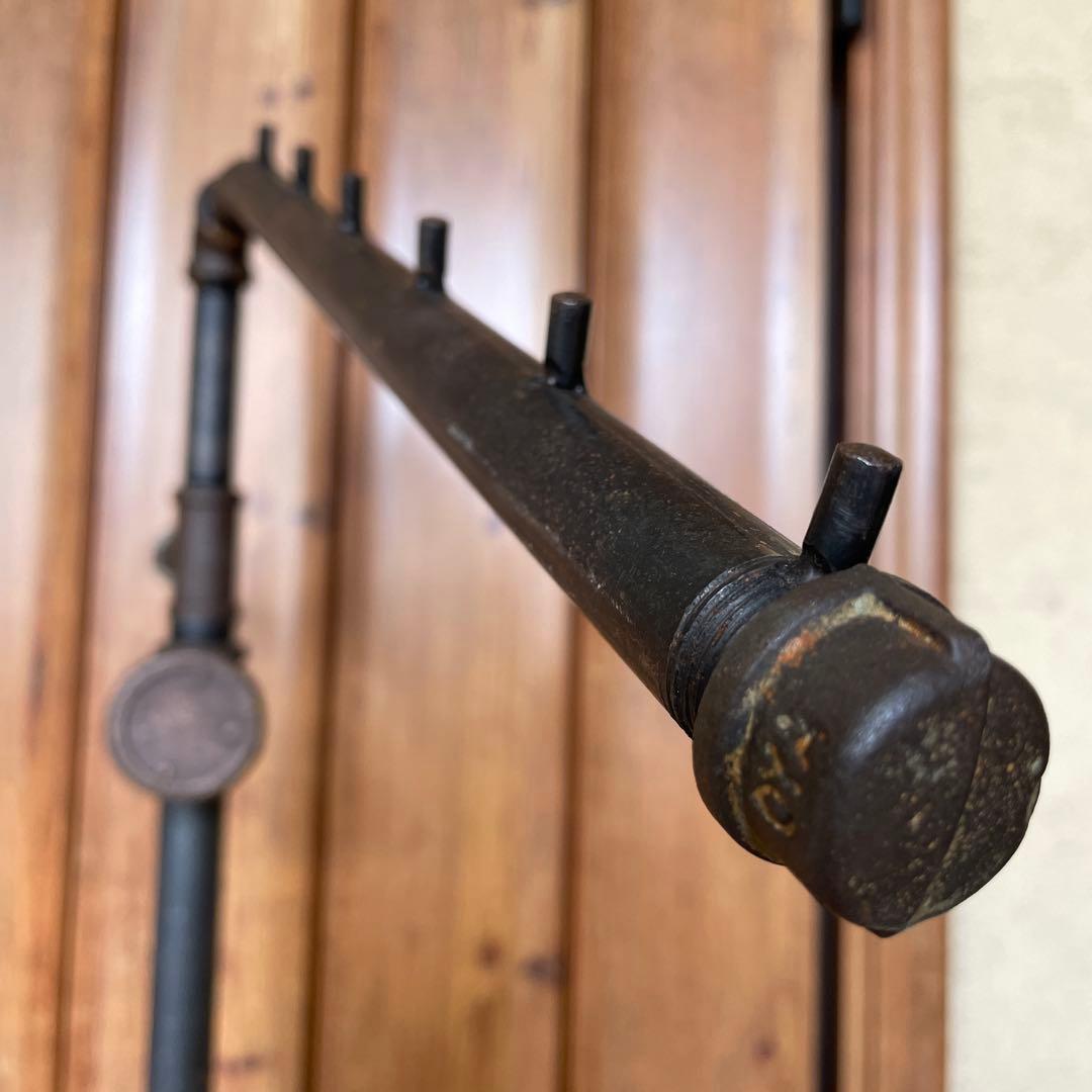 インダストリアル 配管パイプ スラントハンガー アイアン ラック 無骨 シャビー