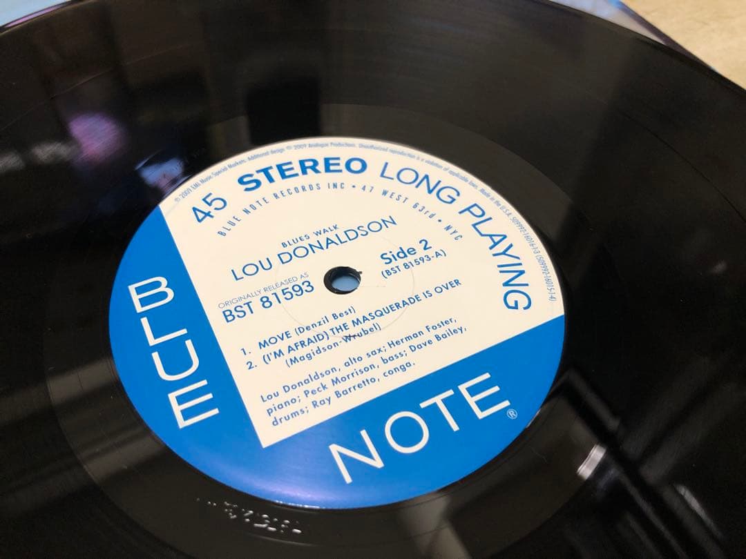 Lou Donaldson Blues Walk 45rpm 2LP 高音質
