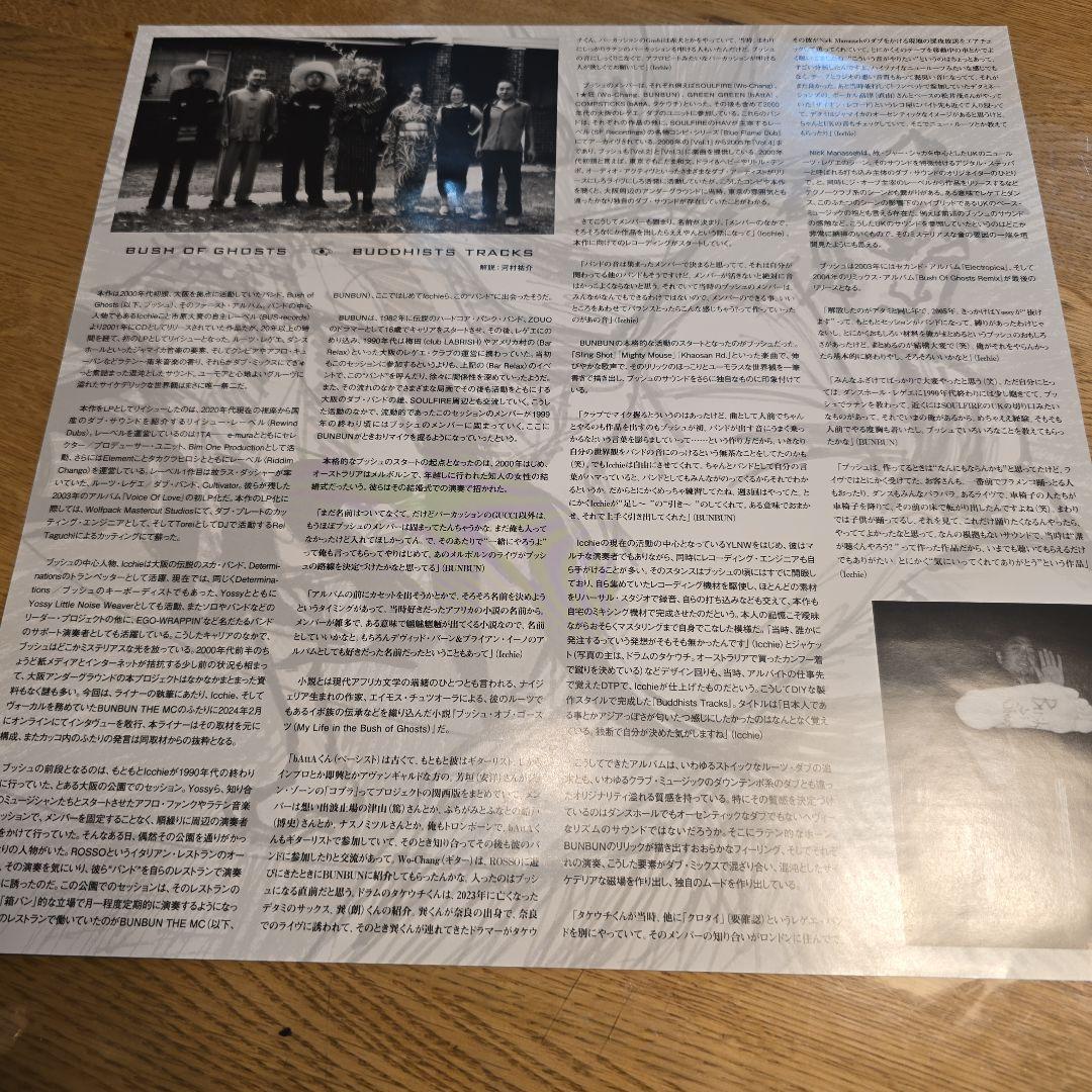 アメさん Bush of Ghosts Buddhists Tracks LP
