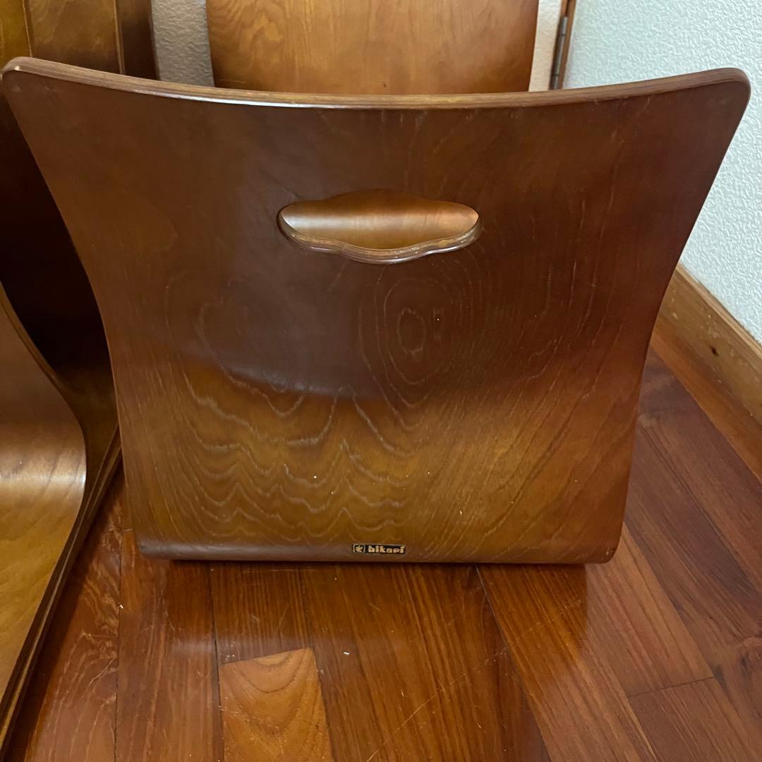 hikari 光製作所 和座椅子8台セット 和モダン 和風 木の温もり 曲げ木