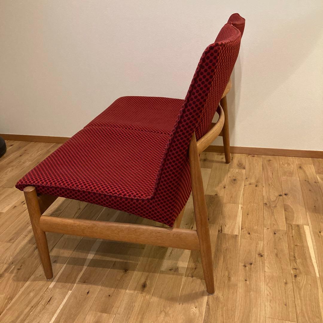 日進木工 nissin オーク材 ベンチソファ 2シーター 飛騨家具 北欧