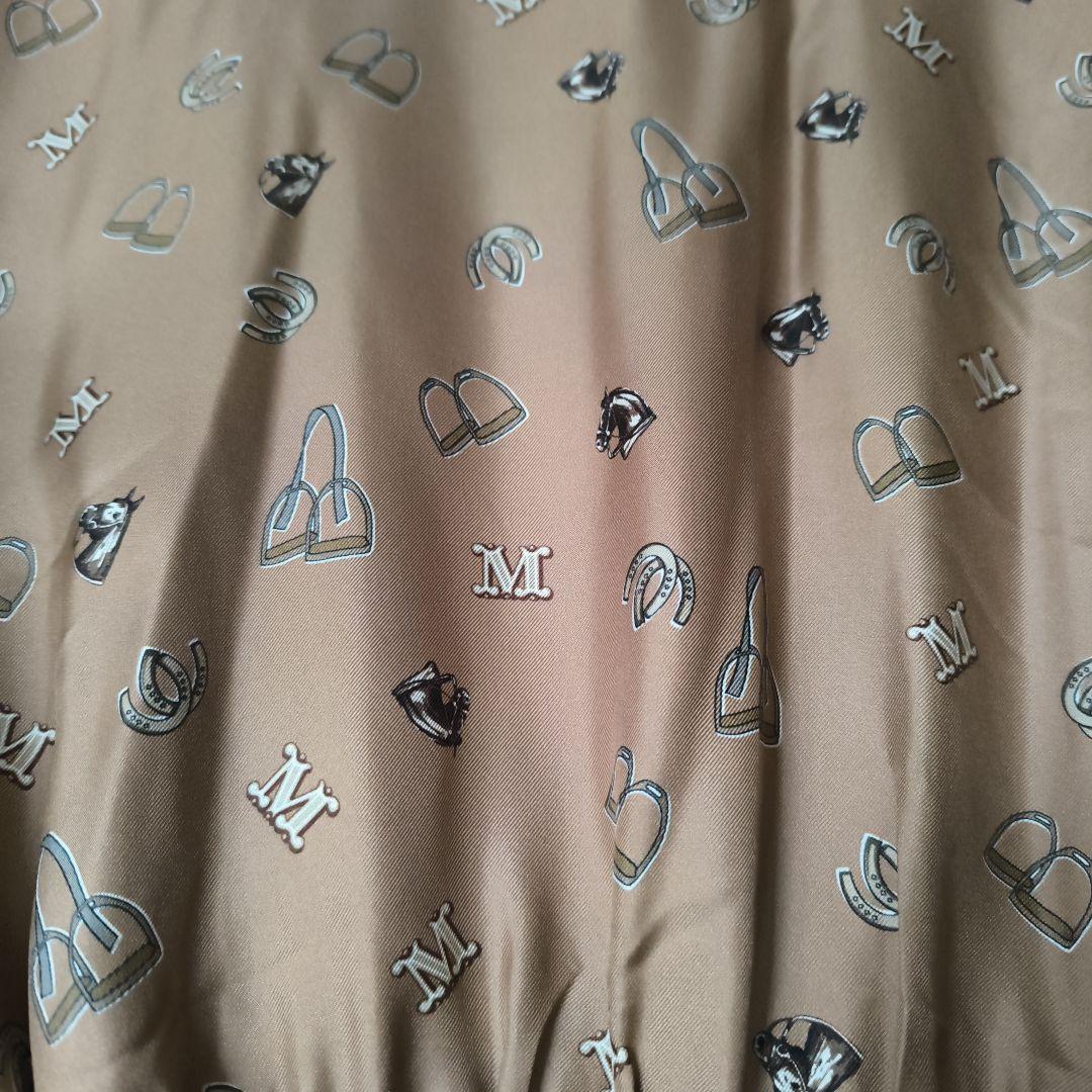 Max Mara シルク ロングシャツワンピース 38