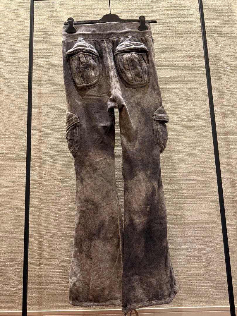 パンツ 00s archive goa sweat cargo flare pants