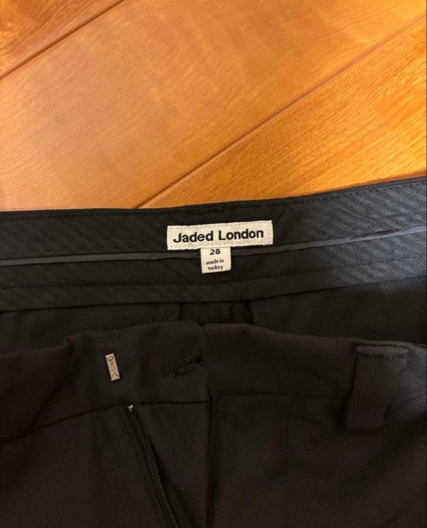 jadedlondon slacks flared black スラックス　黒