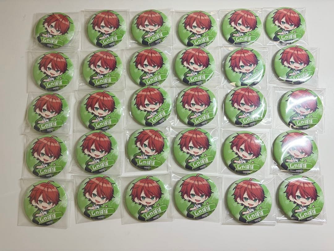 カラフルピーチ　タワー缶バッジデフォじゃぱぱさん