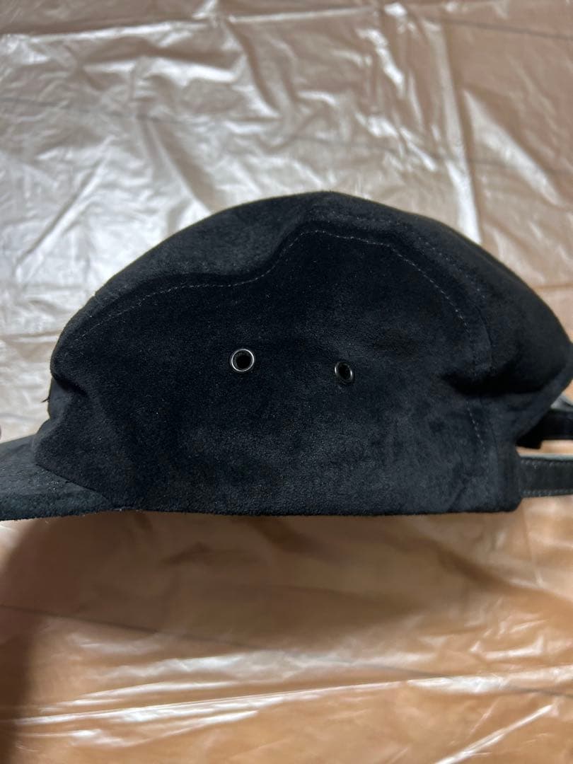 Supreme Suede Camp キャップ 黒