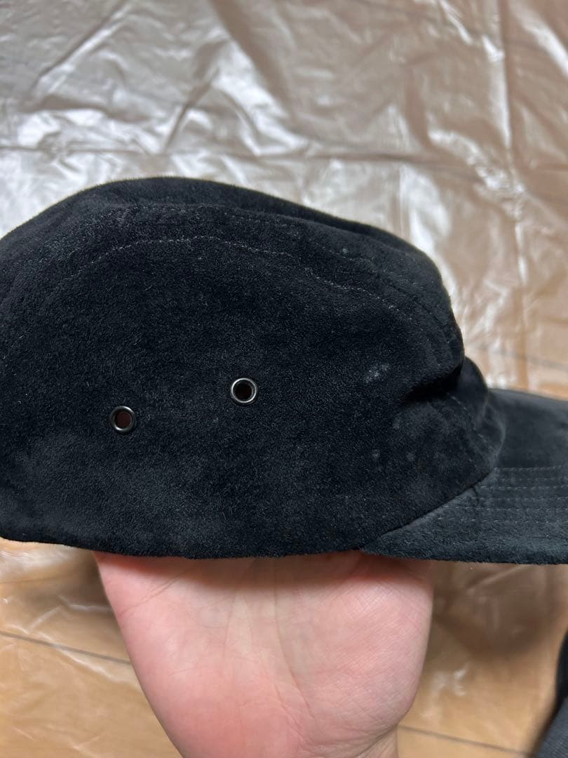Supreme Suede Camp キャップ 黒