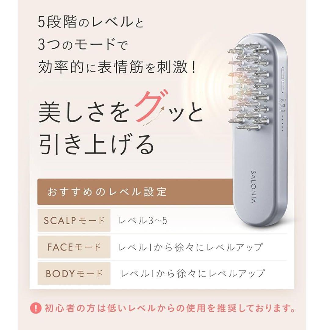 『最終値引き』 サロニア美品⭐︎EMSリフトブラシ