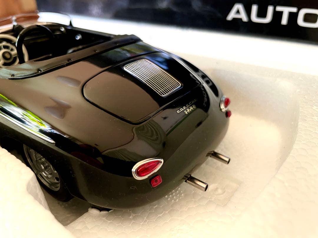 価格変更 1/18 ポルシェ356 スティーブ・マックィーンモデル ブラック