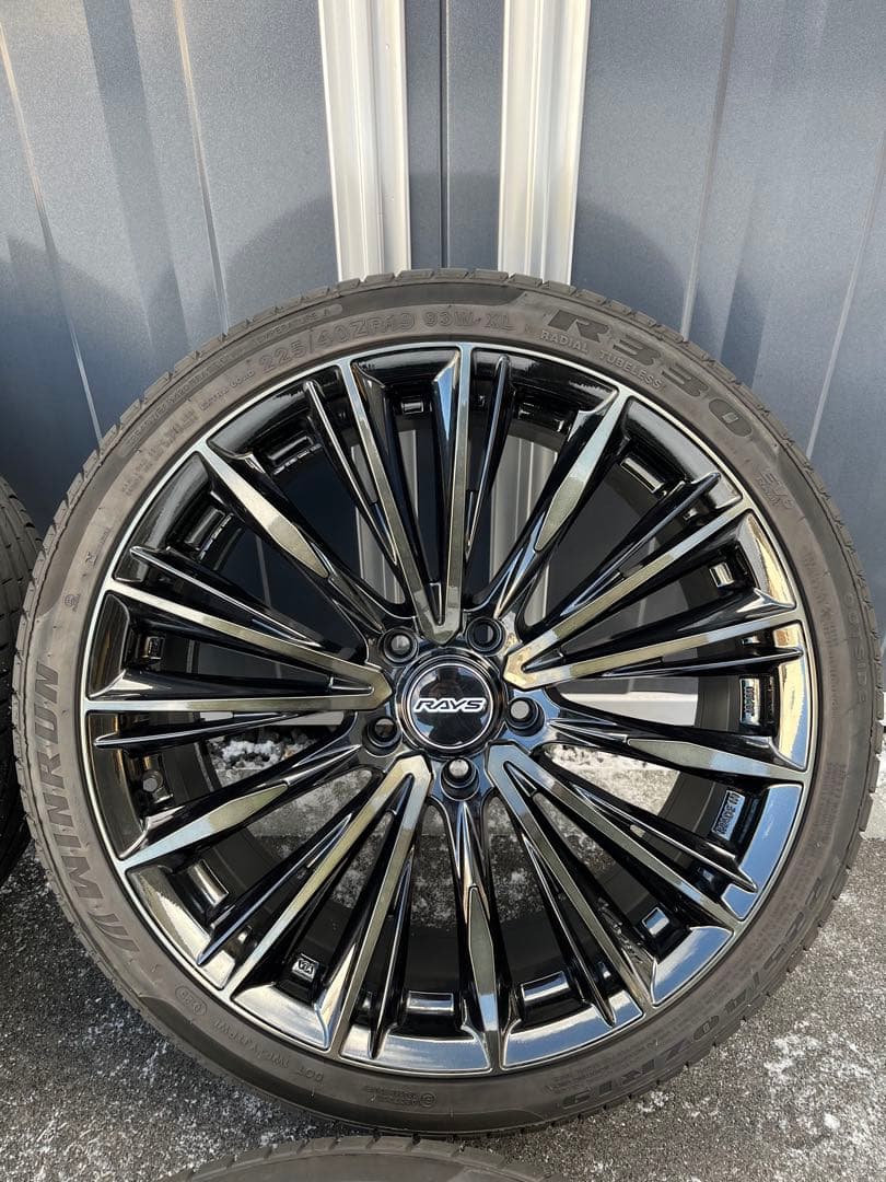 レイズベルサスヴォウジェLIMITEDスモーククリア 19インチ8J +35