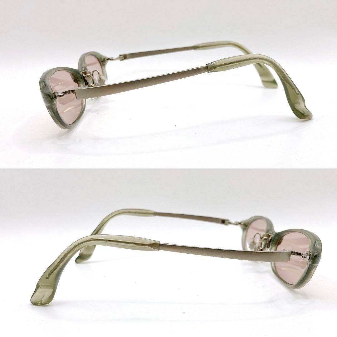 美品✨999.9 NPM-01 7104 フォーナインズ サングラス 度なし