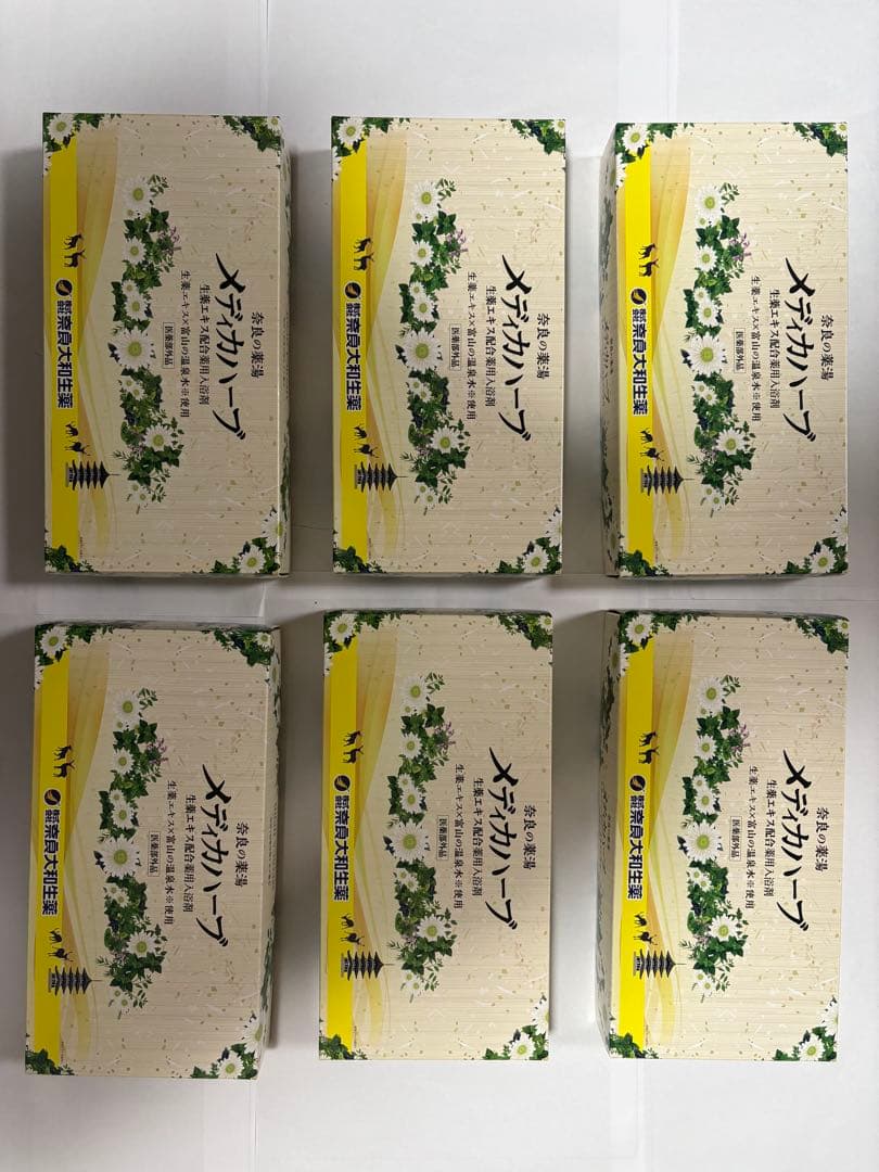 奈良の薬湯メディカルハーブ生薬エキス配合薬用入浴剤6箱120袋定価23,700円