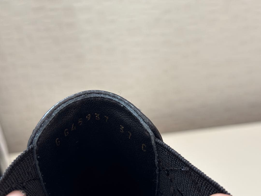 新品 未使用 シャネル CHANEL ブーツ レザー　シューズ　37