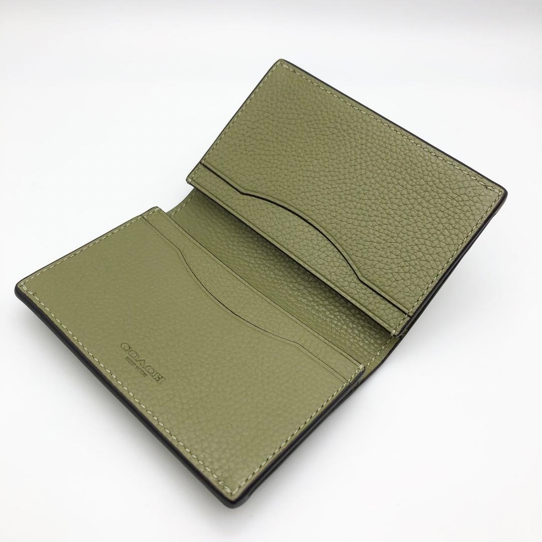 COACH ★大人気★ バイフォールド カードケース モス 名刺入れ 新品