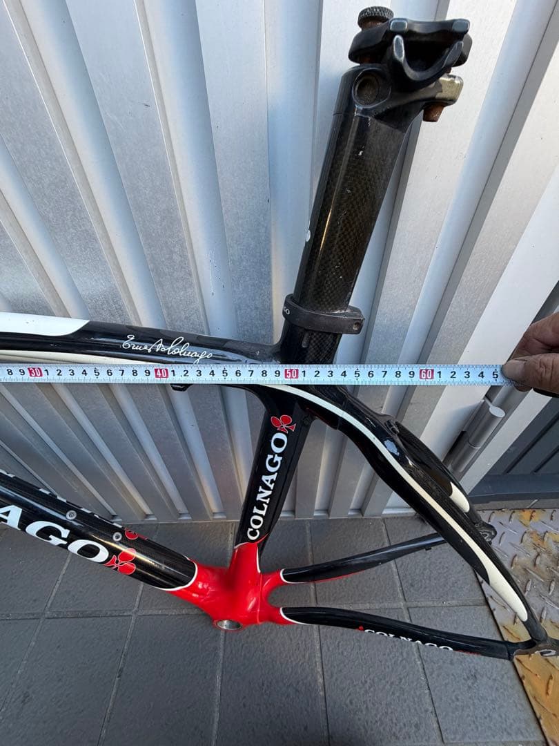 COLNAGO CX-ZERO カーボンフレームセット フォーク塗装割れ？