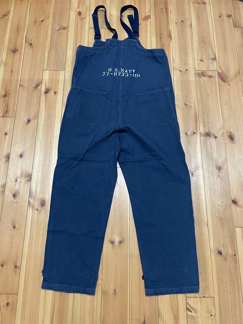 アワサカナコリンボ COLIMBO ビブ オーバーオール M ステンシル