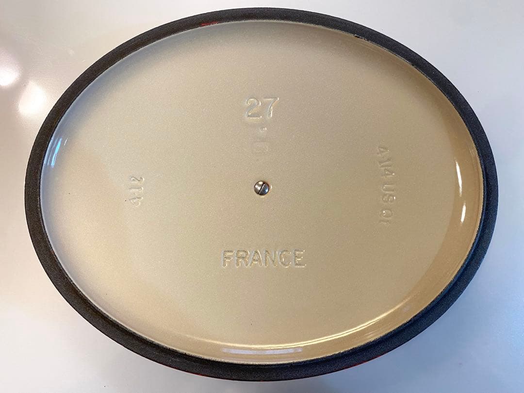 LE CREUSET オーバル鍋 27cm 赤