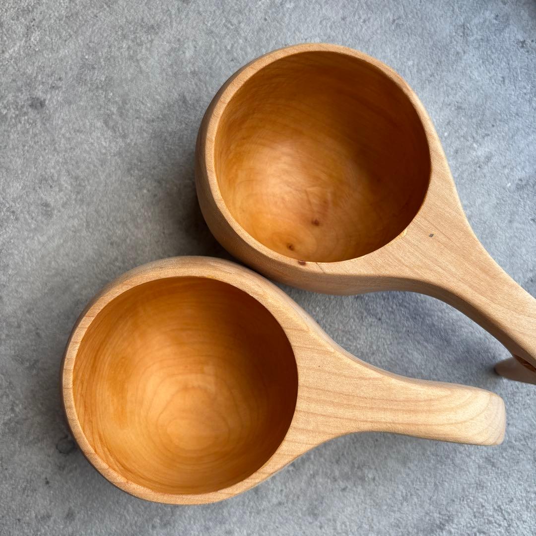 白樺 ククサカップ 2個セット北欧 フィンランド