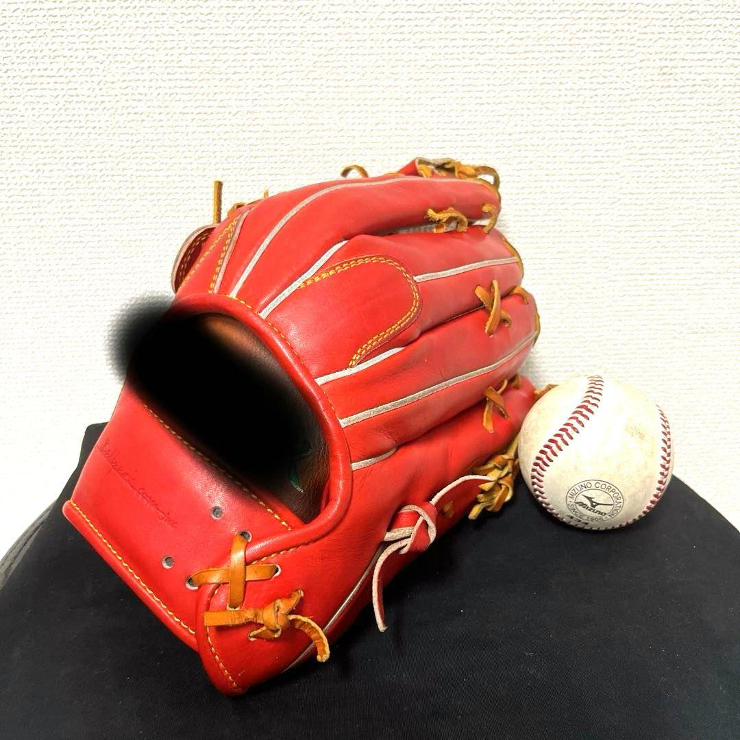 672 和牛JB 型抜群 即戦力 美品 硬式 外野手用グローブ