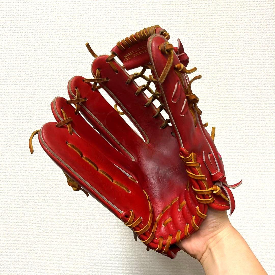 672 和牛JB 型抜群 即戦力 美品 硬式 外野手用グローブ