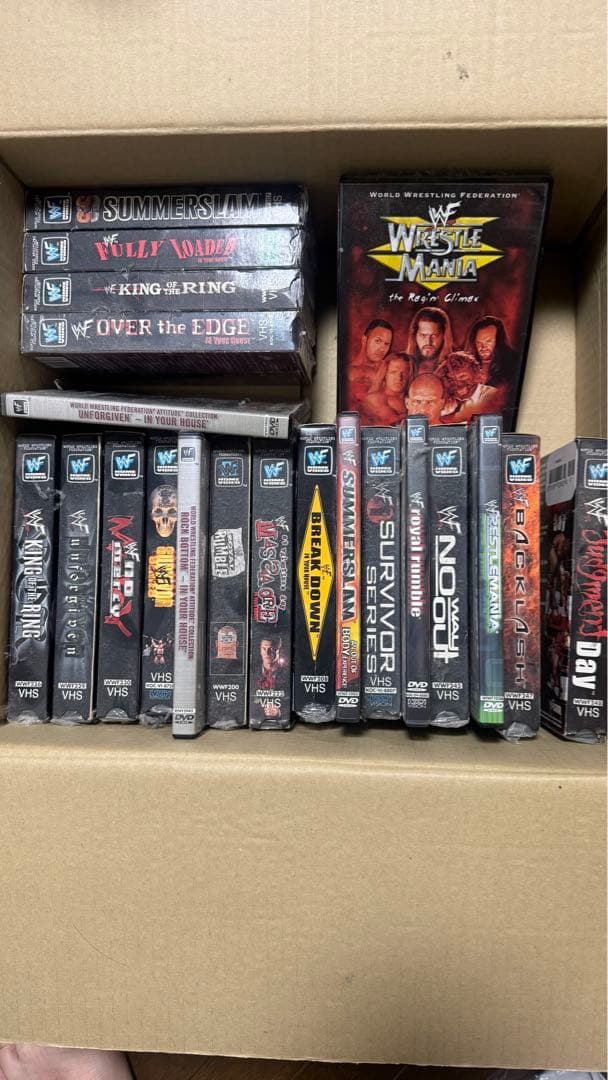 wwf vhs dvd セット