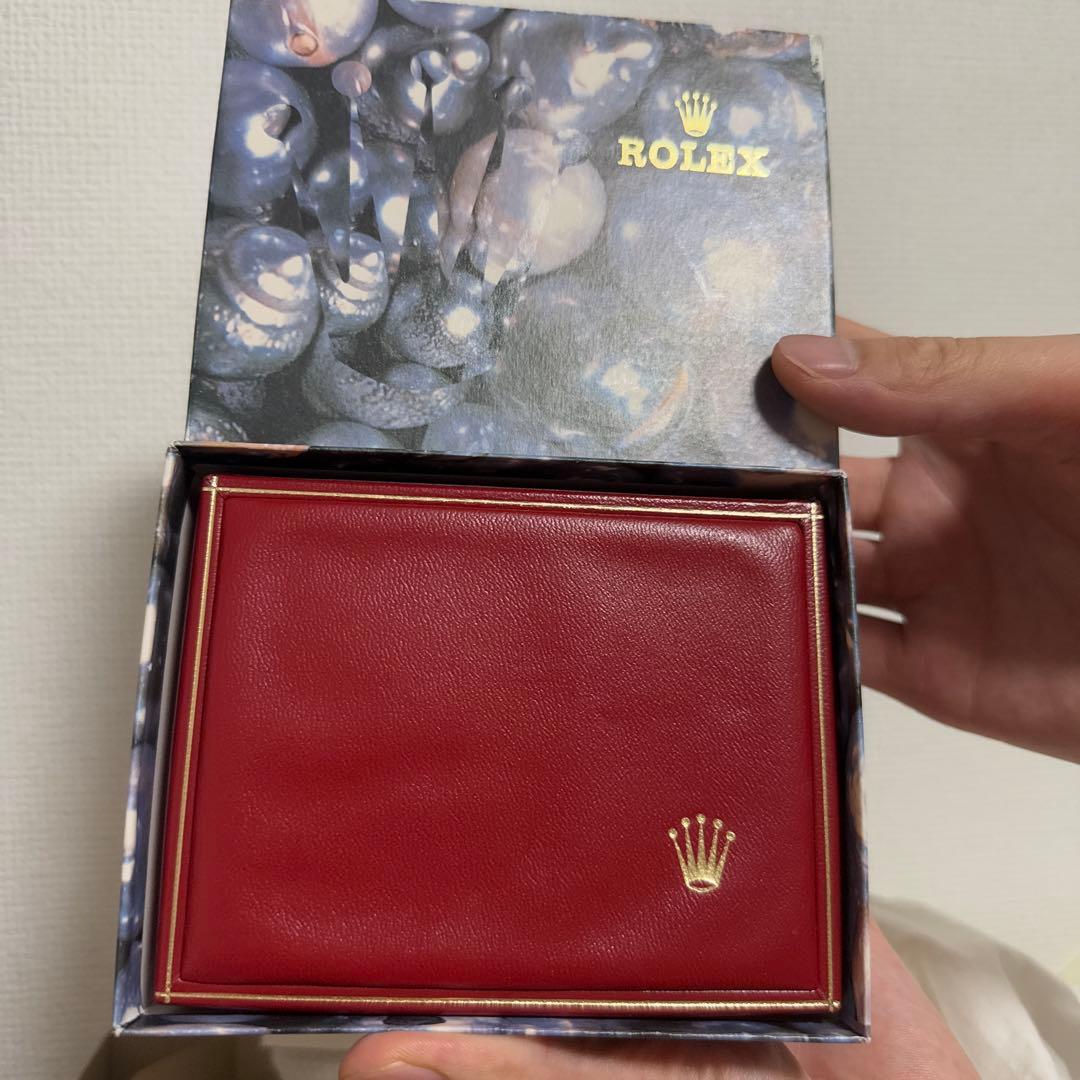 【ロレックスROLEX純正　赤　空箱】ヴィンテージ　時計箱　レディース