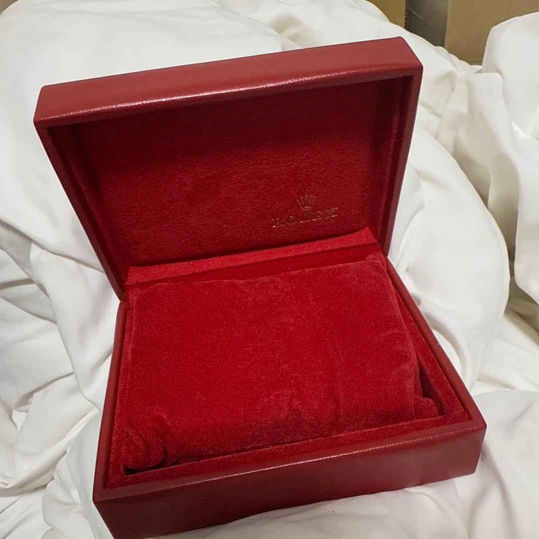 【ロレックスROLEX純正　赤　空箱】ヴィンテージ　時計箱　レディース