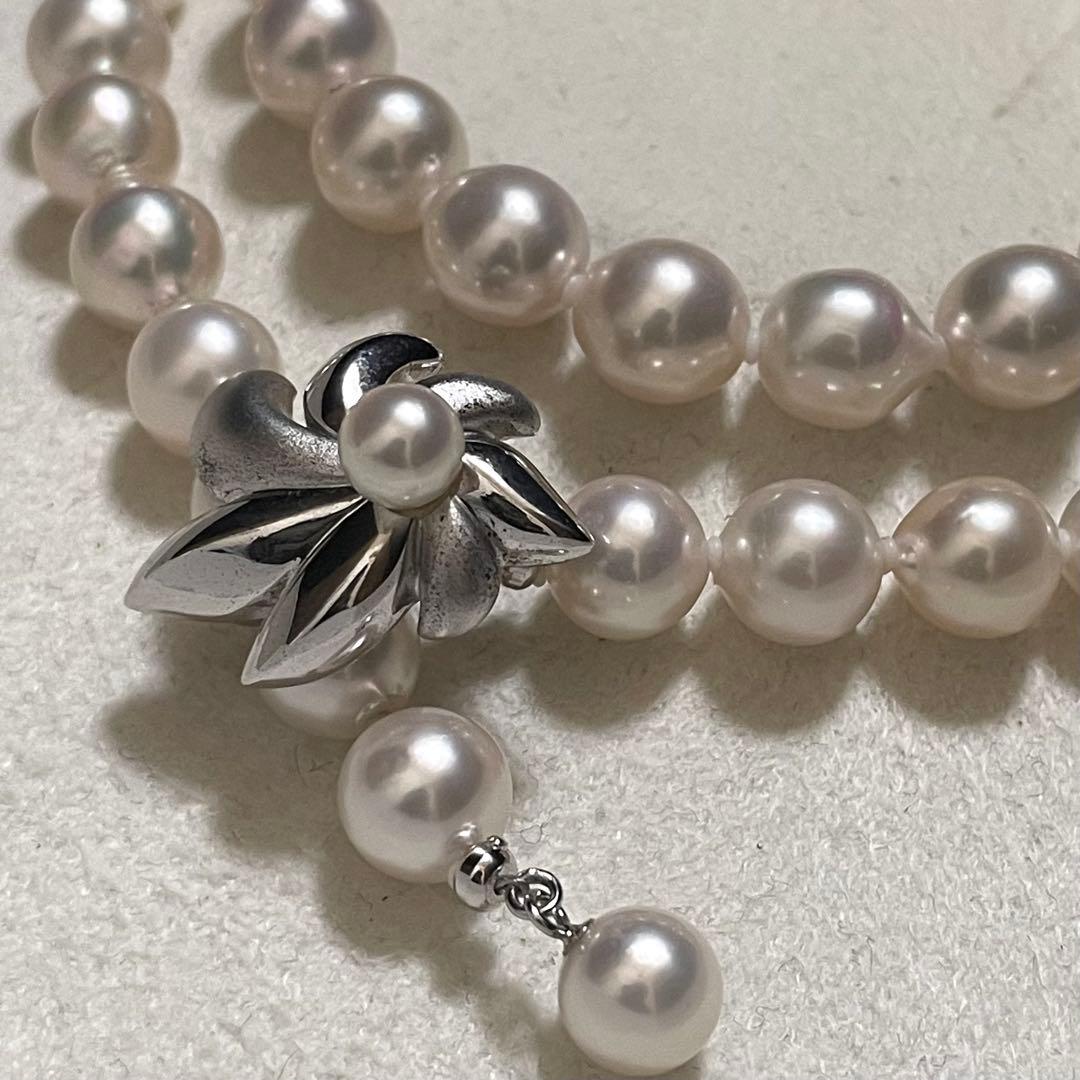 ミエ【CACHER✨超大珠】あこや本真珠 ネックレス 8.0-8.5 パー