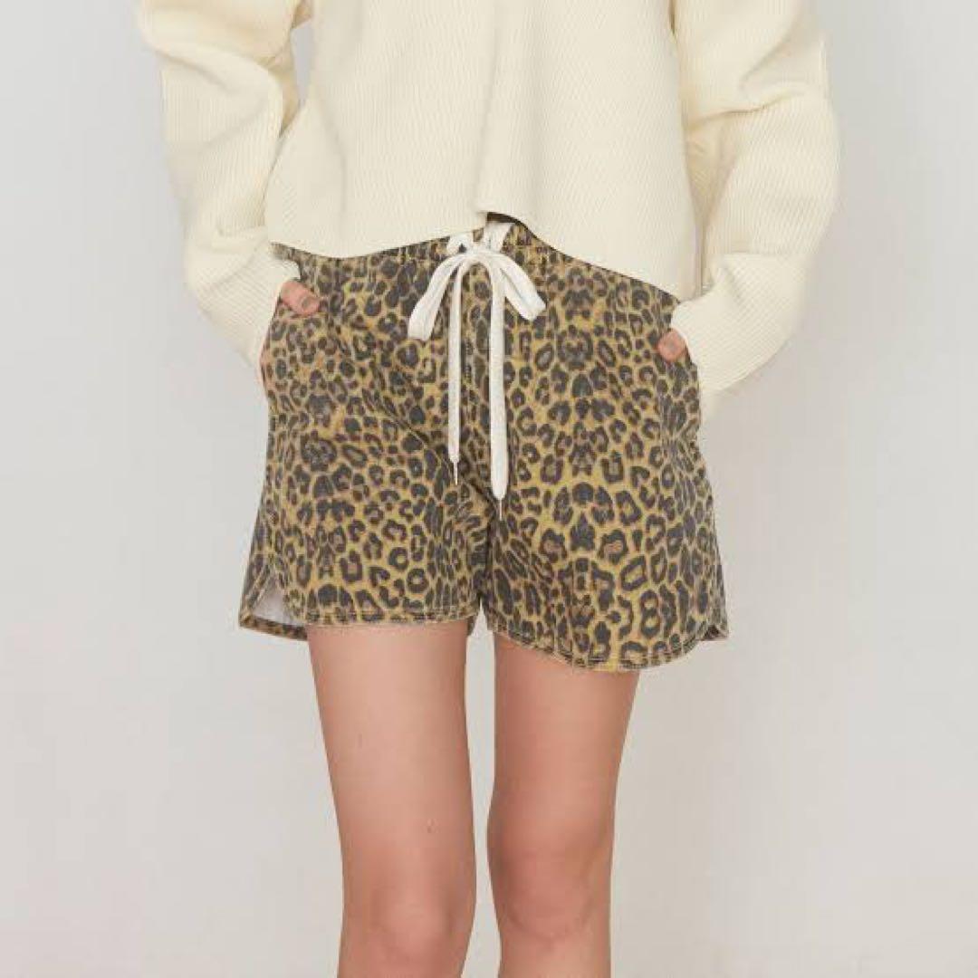 新品SeaRoomlynn ウエストギャザー Canvas ショートパンツ M